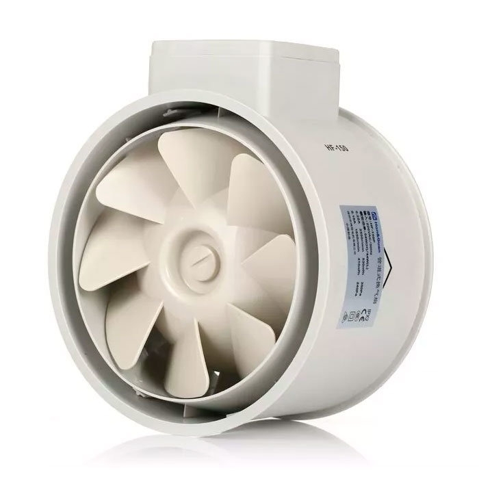 Малошумный канальный вентилятор Dastech HF-150P