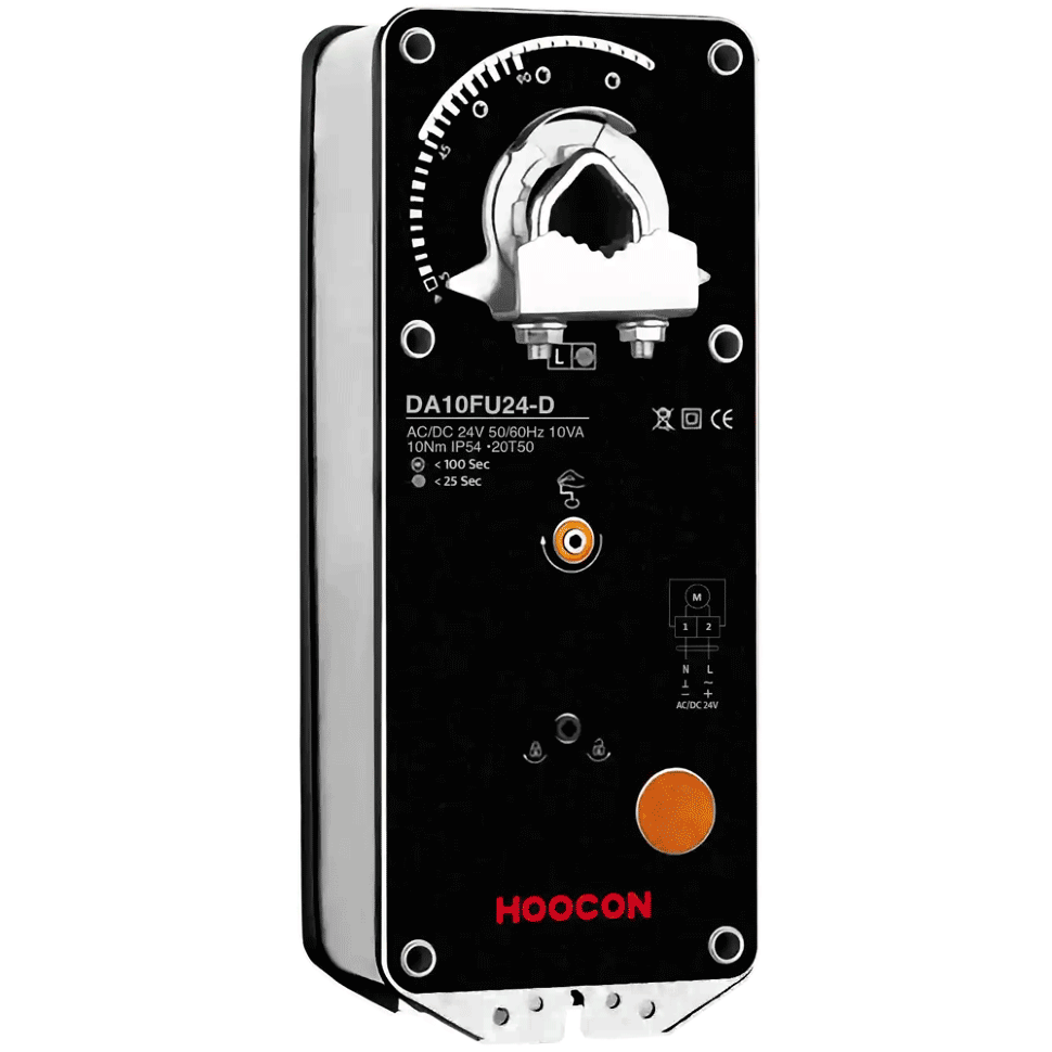 Электропривод Hoocon DA10FU24-D 10Нм/24В с возвратной пружиной