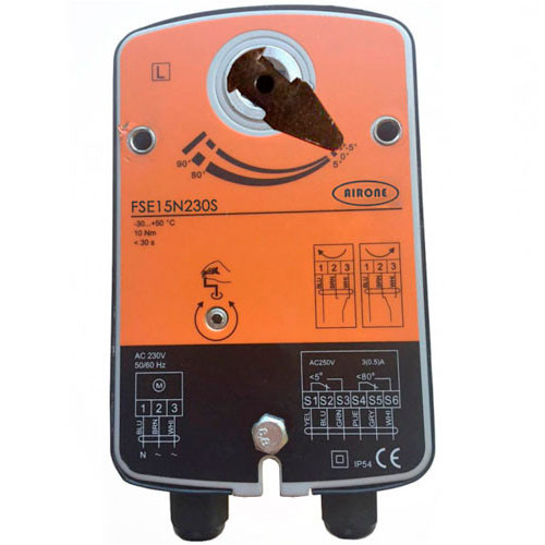 Реверсивный электропривод AirOne FSE15N230S 15Нм без возвратной пружины